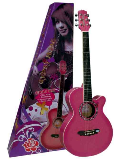 AKUSTİK GİTAR GYPSY ROSE SET (GIGBAG, STRAP, STICK - GRA1KCPK