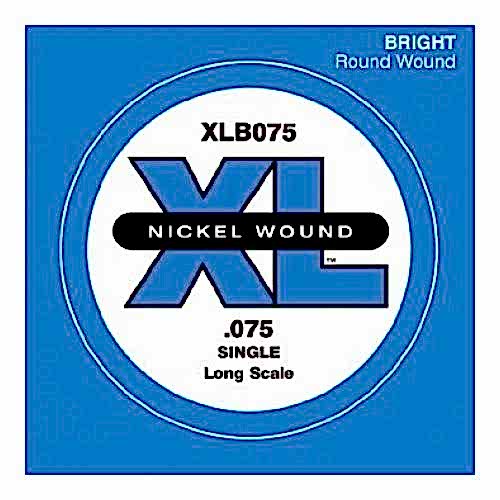 BAS GİTAR TEK TEL, (LA), XL NICKEL WOUND, 0.075 GA - XLB075
