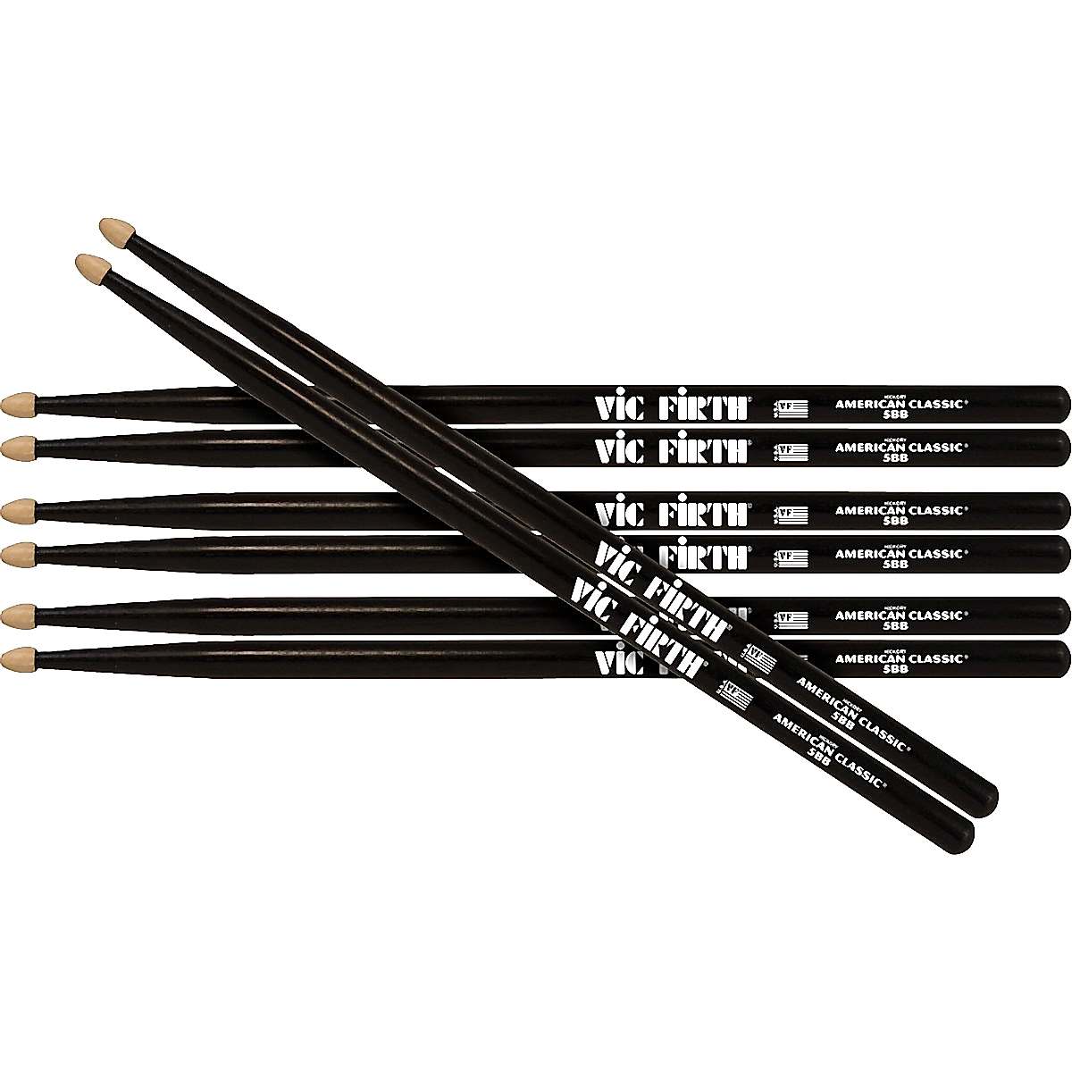 BAGET (3+1 ÇİFT), 5BB WOOD BLACK PAINTED (AĞAÇ SİY - P5BB.3-5BB.1